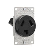 Eaton AH38BK-F 30A 125/250V flush-mount three-pole three-wire dryer receptacle