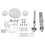 T-Grid mount kit for architectural linear lighting