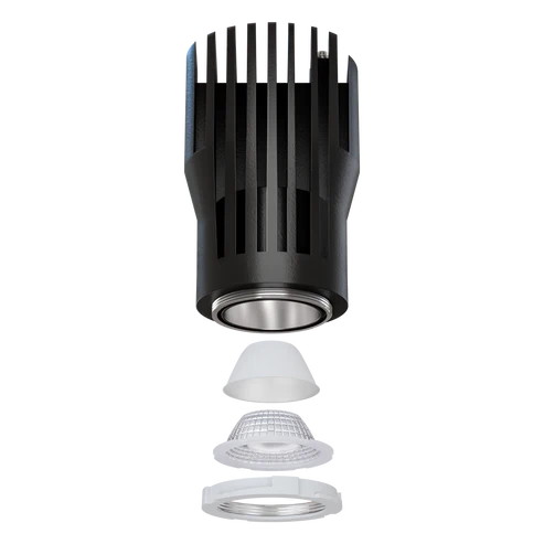 3 Inch Round Interchangeable Module LED Downlight | 15W | CCT Selectable | 120/277V | Aster Series | Goodlite G-96023