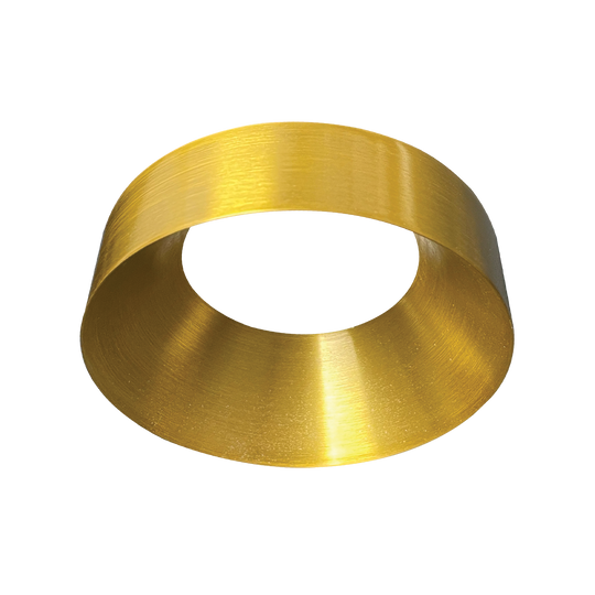 1 Inch Regressed Push N'Lock Trimless Trim | Brass | Luxrite LR25423