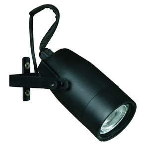 Adjustable Down Light in Aluminum with Black, Bronze, and White Finishes, 12V MR-16 Bullet Fixture with Yoke Bracket