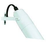 Adjustable Down Light with Long Shroud in Black, Bronze, and White Aluminum Finishes, 12V MR-16 Outdoor Bullet Fixture