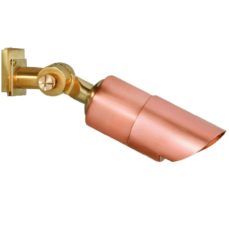 Copper Tree Mount Down Light | Raw Copper | Outdoor Bullet Lighting