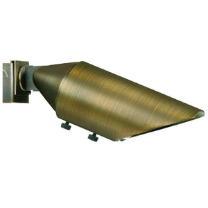 Adjustable brass MR-16 tree mount down light in Antique Bronze