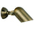 Mini adjustable brass MR-16 wall mount down light in Antique Bronze