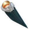 Hooded Brass and Stainless Steel In-Ground Well Light with PVC Sleeve – 12V MR16 Landscape Uplight