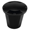 90° Brass Marker Well Light with PVC Sleeve in Antique Bronze or Black Finish – 12V MR16 Landscape Lighting