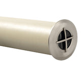 Cross lensed half-moon brass LED specialty light in antique bronze, gun metal, and silver finishes with integrated 3W CREE LED and color filters