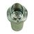 Hooded Brass and Stainless Steel Well Light with Tempered Convex Lens and Direct Burial Sleeve