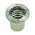 Louvered In-Ground Well Light in Brass and Stainless Steel with Tempered Convex Lens