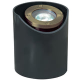 Adjustable In-Ground Well Light with Reversible PVC Sleeve in Brass and 316 Stainless Steel