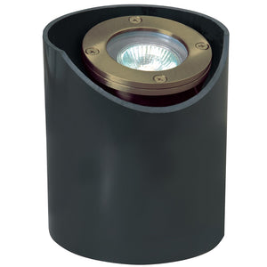 Adjustable In-Ground Well Light with Reversible PVC Sleeve in Brass and 316 Stainless Steel