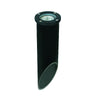 Lensed in-ground well light with PVC sleeve, available in aluminum, composite, or natural brass, Black or Natural Brass finishes, MR-16 compatible.
