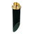 Louvered in-ground well light with PVC sleeve, available in aluminum, composite, or natural brass, Black or Natural Brass finish, MR-16 compatible.