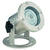 316 Marine Grade Stainless Steel Underwater Light with 30′ Cord, MR-16 socket, tempered glass lens, brass base mounting for fountains and water features.