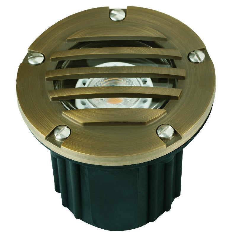 Adjustable Louvered Well Light | In-Ground MR16 Fixture