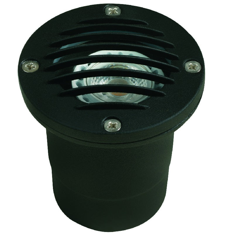 Louvered Well Light | Black & Brass Finishes | 12V MR-16