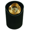 Adjustable Hooded Well Light in Aluminum, Composite & Brass with Black & Brass Finishes, In-Ground MR-16 Outdoor Lighting Fixture