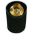 Adjustable Hooded Well Light in Aluminum, Composite & Brass with Black & Brass Finishes, In-Ground MR-16 Outdoor Lighting Fixture