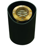 Adjustable Louvered Well Light | 12V MR-16 | Black & Brass Finishes