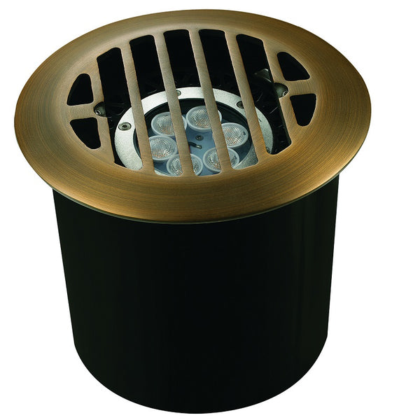 PAR36 Brass Well Light | Flood Light Direct Burial Fixture