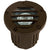 Adjustable Louvered Well Light in Composite with Black & Bronze Finishes, Outdoor In-Ground MR-16 Fixture with Glare Control