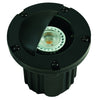 Adjustable Half-Moon Well Light in Composite with Black & Bronze Finishes, Outdoor In-Ground MR-16 Fixture with Shielded Illumination