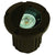 Adjustable Half-Moon Well Light in Composite with Black & Bronze Finishes, Outdoor In-Ground MR-16 Fixture with Shielded Illumination