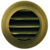 Brass lensed surface brick-step light with frosted glass lens, available in Antique Bronze, Gun Metal, Silver, and Natural Brass finishes