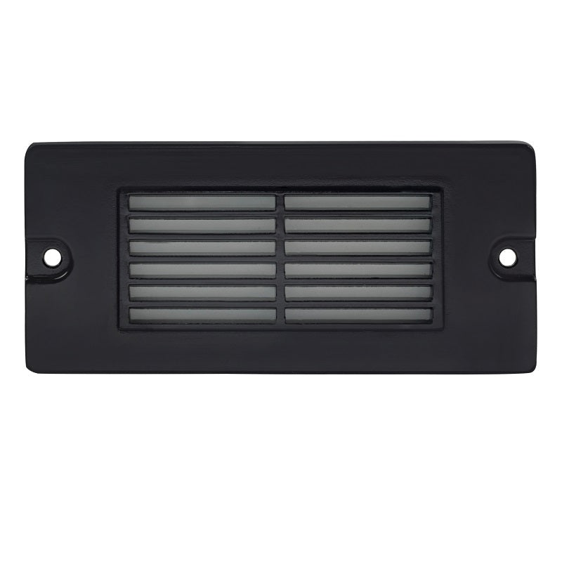 5.5″ Small Louvered Step Light | Backless Box | Integrated LED