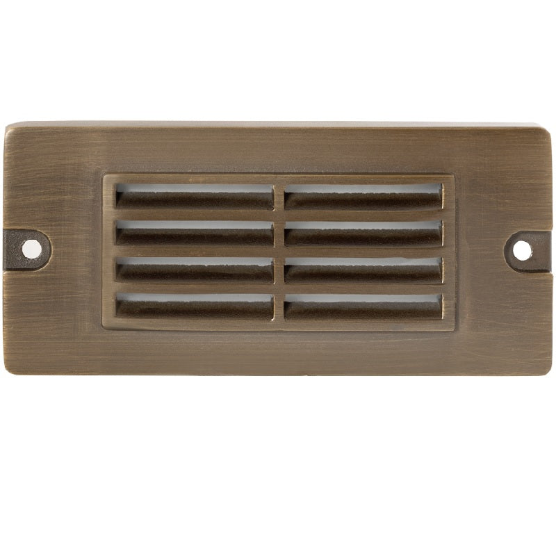 Smart Brass RGB-WW Bluetooth Louvered Step Light | Surface Mounted