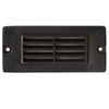 Smart Brass RGB-WW Bluetooth Louvered Step Light in Antique Bronze or Gun Metal finish, surface mounted, with frosted lens.