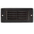 Smart Brass RGB-WW Bluetooth Louvered Step Light in Antique Bronze or Gun Metal finish, surface mounted, with frosted lens.