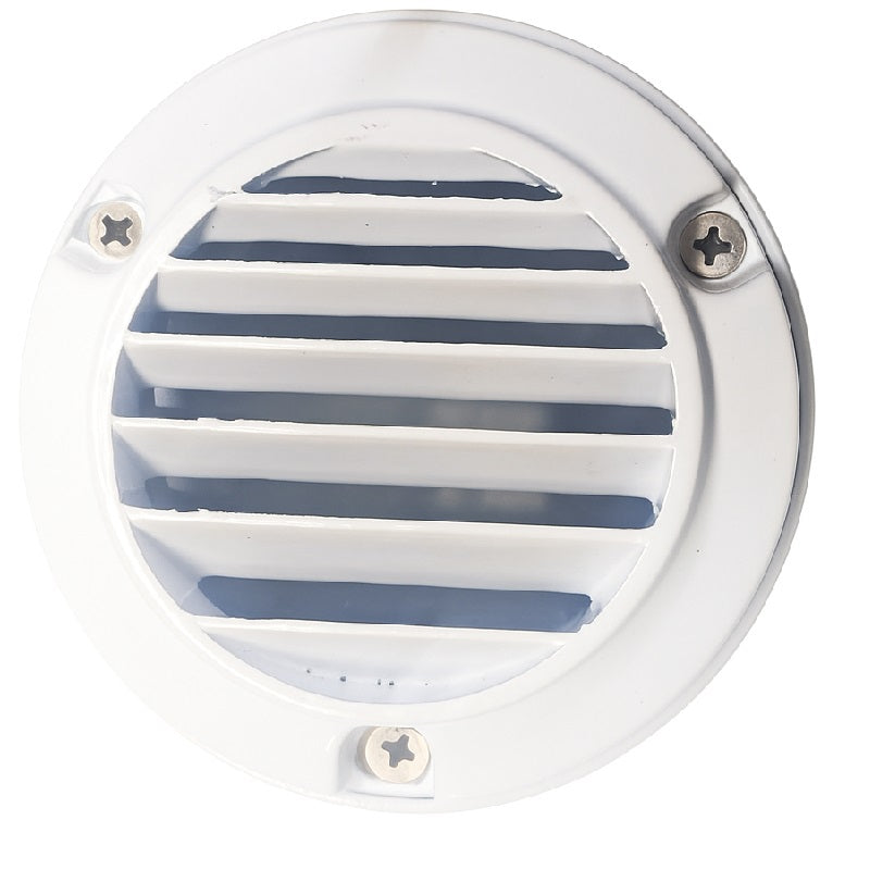 Louver Step Light | Aluminum Bronze & White Outdoor