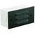 Aluminum 3-louvered recessed step light with polycarbonate lens, available in Black, Bronze, Rust, and White finishes