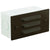 Aluminum 3-louvered recessed step light with polycarbonate lens, available in Black, Bronze, Rust, and White finishes