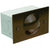Aluminum half-moon recessed step light with polycarbonate lens, available in Black, Bronze, Rust, and White finishes