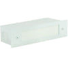 Aluminum lensed brick step light with frosted polycarbonate lens, available in Black, Bronze, Rust, and White finishes
