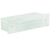 3 louver aluminum brick step light in Black, Bronze, Rust, and White finishes, outdoor recessed mount
