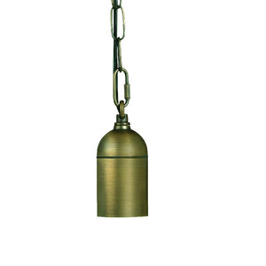 Brass hanging light 2.5″H Antique Bronze finish