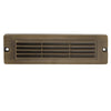 Smart Brass RGB-WW Bluetooth Louvered Brick Light in Antique Bronze or Gun Metal finish, surface mounted with frosted lens.