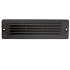 Smart Brass RGB-WW Bluetooth Louvered Brick Light in Antique Bronze or Gun Metal finish, surface mounted with frosted lens.