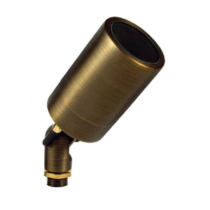 RGB-WW Bluetooth Directional Bullet Light with flat shroud in Antique Bronze and Gun Metal brass finish, LED 1W–6W, multiple beam angles for outdoor landscape lighting.