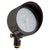 Smart RGB-WW Bluetooth Oval Flood Light in Antique Bronze or Gun Metal, cast brass, flat glass lens, 5W–15W LED, multiple beam angles for outdoor landscape lighting.