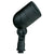 Aluminum Lensed Bullet Spot Light for landscape lighting, MR-16 compatible, available in Black, Bronze, White, Rust, and Verde Green finishes.