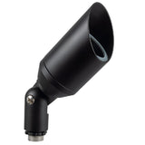 Machined Aluminum Standard Shroud Bullet Light in Black, Bronze, or Granite finish with MR-16 LED compatibility and 10-year housing warranty.