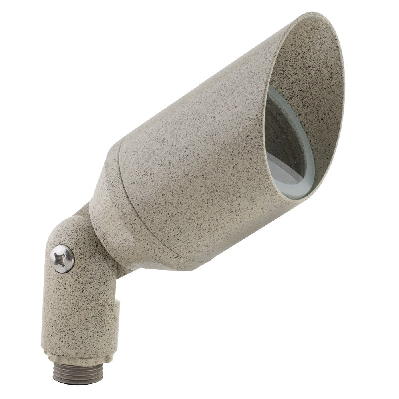 Machined Aluminum Standard Shroud Bullet Light in Black, Bronze, or Granite finish with MR-16 LED compatibility and 10-year housing warranty.