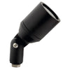 Machined Aluminum Flat Shroud Directional Bullet Light in Black, Bronze, or Silver. MR-16 LED compatible with 10-year warranty.