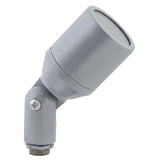 Machined Aluminum Flat Shroud Directional Bullet Light in Black, Bronze, or Silver. MR-16 LED compatible with 10-year warranty.