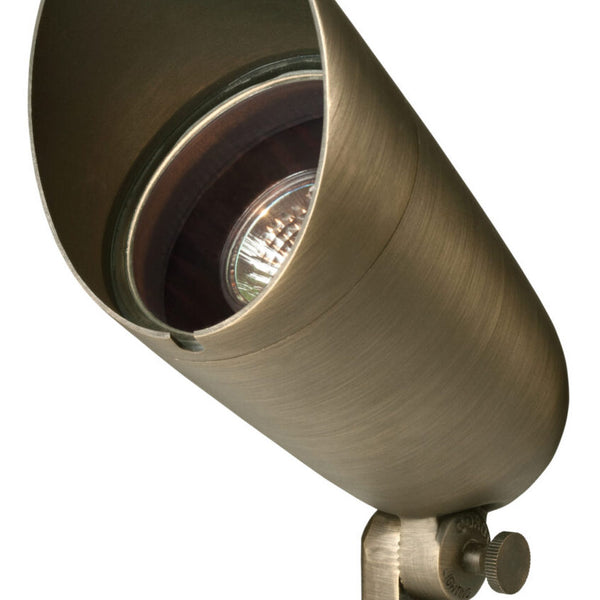 Large Brass Bullet Spot Light | MR16 12V Architectural Uplight | Landscape Series